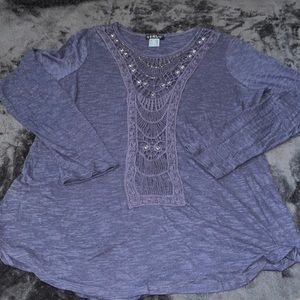 Venus XL Long Sleeve Top Purple